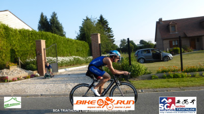 Francois avec nouvel Equipement Triathlon