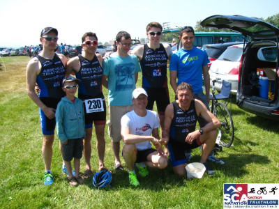 Equipe au Triathlon Sangatte