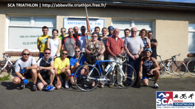 Le groupe entrainement au stand de tir