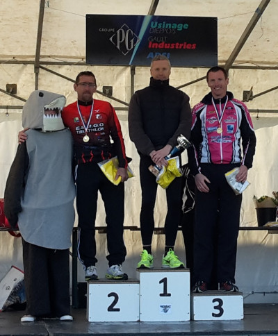 PODIUM CHPT NORMANDIE AQUATHLON 2015