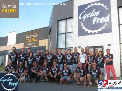 Les triathlètes abbevillois