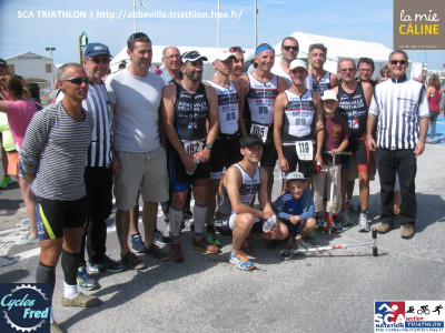 Triathlètes et Supporters