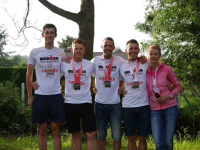 Antoine, Olivier Frédéric, Olivier, Stéphane et Anne