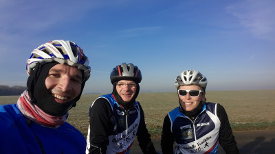Nathalie,Fred,François et le froid..