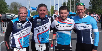 Frédéric, Nicolas, Claude et Mickael