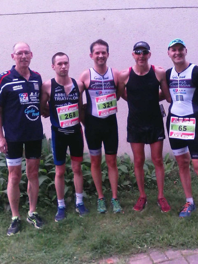 Francis, Aurélien, Freddy, Philippe et Sébastien