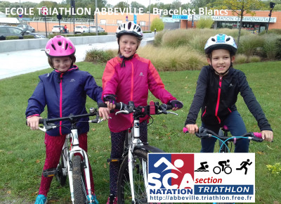 Les jeunes et moins jeunes de l'Ecole Triathlon