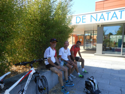 Bruno,Fred,Steph fin de l'entraînement