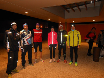 Une petite affluence,ce lundi pour un footing en mode"récupération"