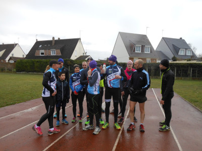 Petite photo souvenir après 5 x 800m à 90% de vma et de plus réussie de fort belle manière