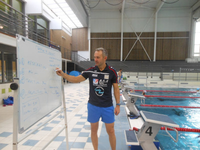 Sam ,ce matin à l'AQUABB