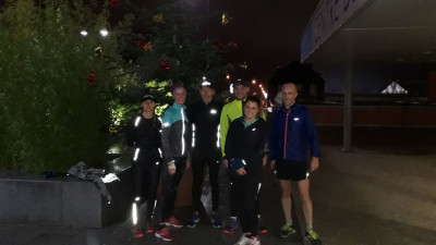 Fppting de récupération pour nos triathlètes ,ce lundi soir.