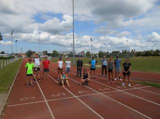 Une belle séance mixte e.m.a , v.m.a pour nos triathlètes ce samedi
