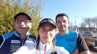 Petit footing au soleil (Fred,Stéph et Béné)