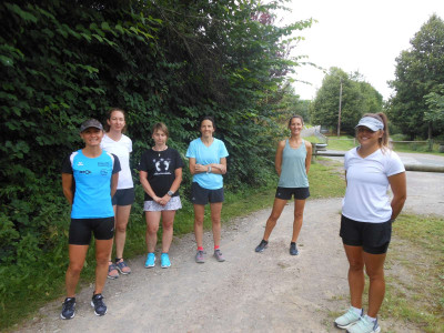 Séance "tempo" ce Lundi pour nos triathlètes