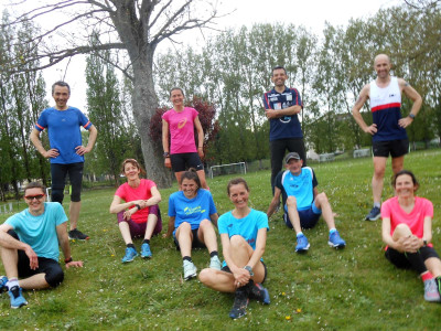 Séance "tempo" ce mercredi pour nos triathlètes