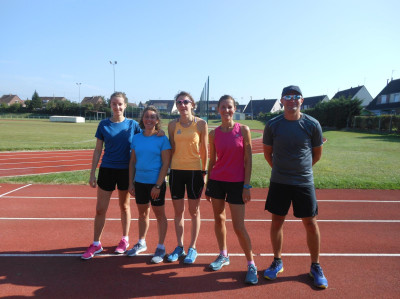 vma courte sur 200m,pour le groupe ce Samedi