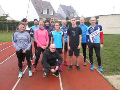 Dernière "vma courte" de l'année pour nos triathlètes