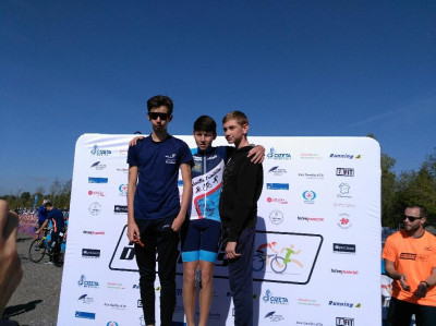 triathlon st sauveur Léo-Paul